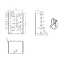 Balkenschuh 80 mm x 120 mm x 80 mm 