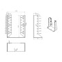 Balkenschuh 120 mm x 160 mm x 80 mm 