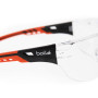 Moderne Schutzbrille mit randloser Sichtscheibe aus Polycarbonat 